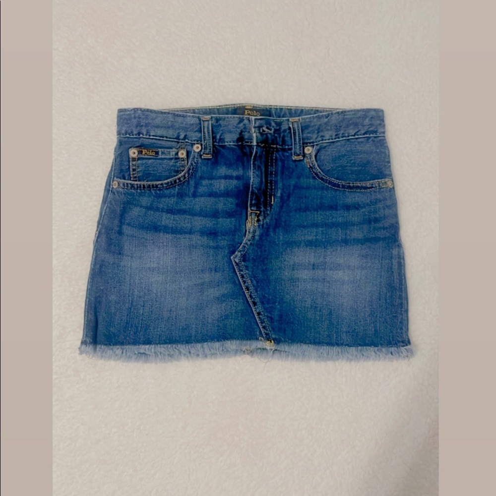 Girls Polo jean skirt